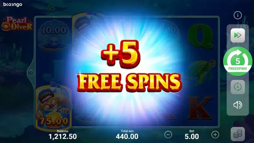 Pearl Diver slot screenshot 8