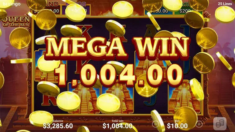 Queen of the Sun slot screenshot 4