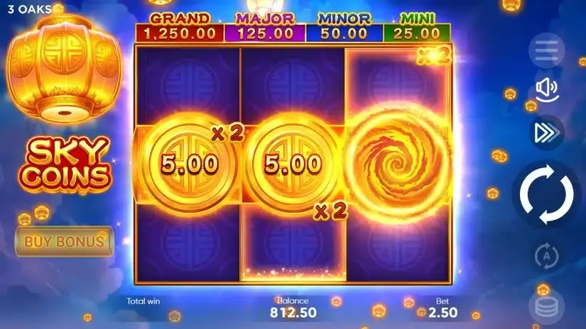 Sky Coins slot screenshot 3