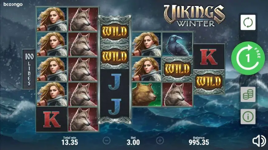 Vikings Winter slot screenshot 4