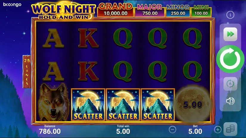 Wolf Night slot screenshot 4