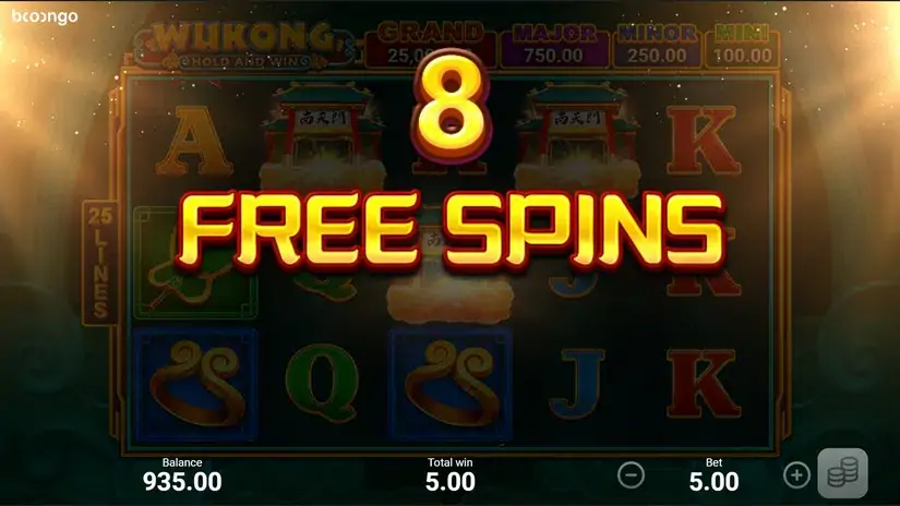 Wukong slot screenshot 2