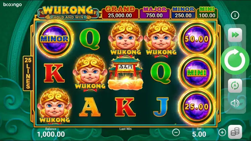 Wukong slot screenshot 1