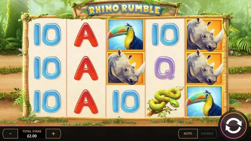 Rhino Rumble slot screenshot 1