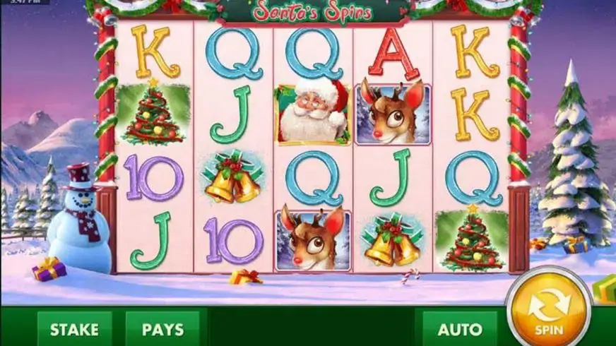 Santa’s Spins slot screenshot 1