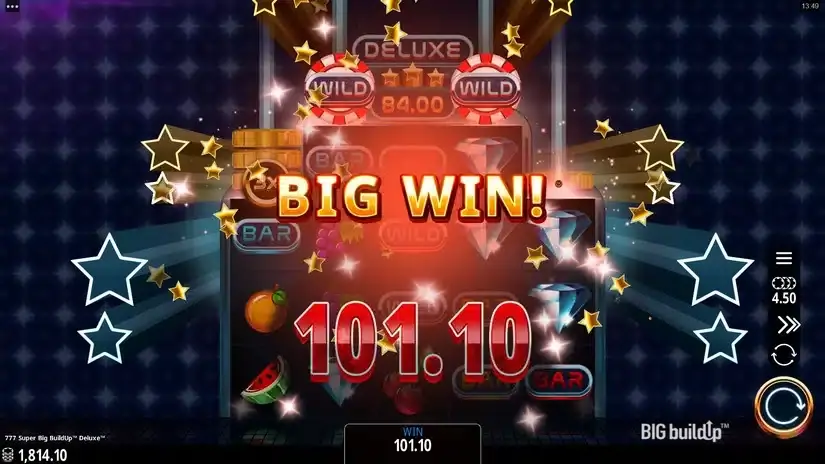 777 Super BIG BuildUp Deluxe slot screenshot 7