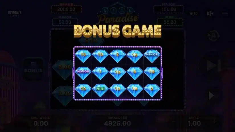 Neon Paradise: Hold and Win slot screenshot 3