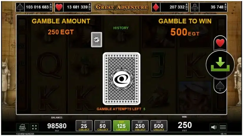 Great Adventure slot screenshot 