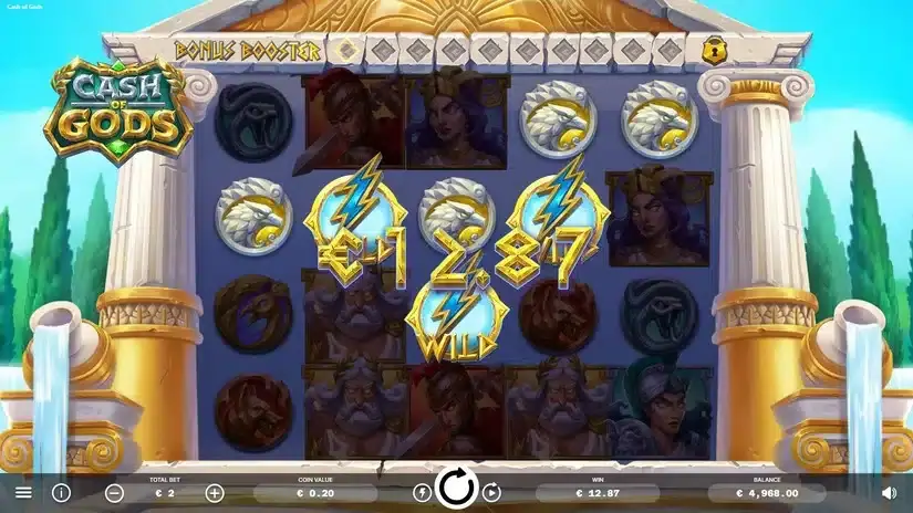 Cash of Gods slot screenshot 