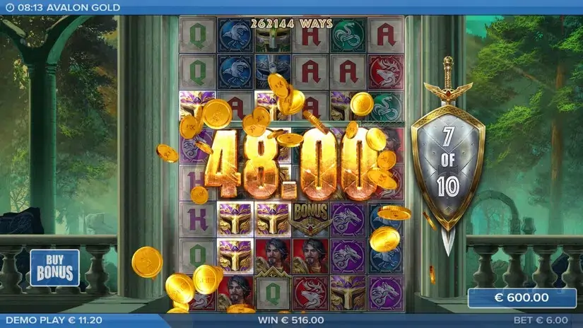 Avalon Gold slot screenshot 8