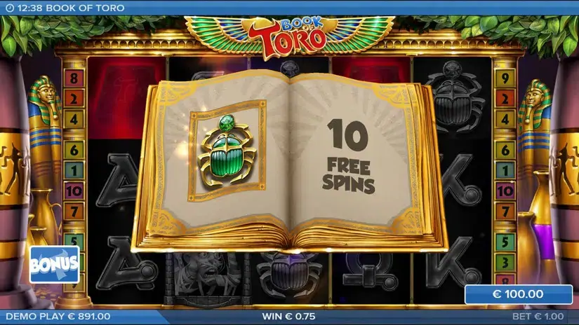 Book of Toro slot screenshot 3