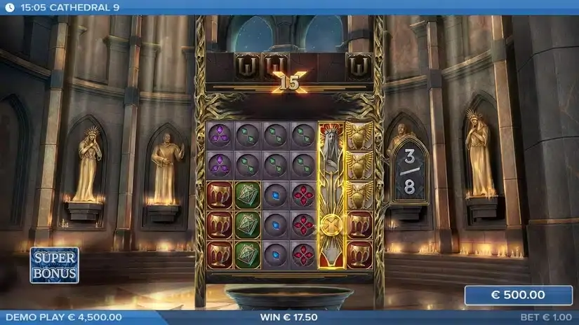 Cathedral 9 slot screenshot 5
