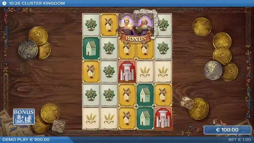 Cluster Kingdom slot screenshot 2