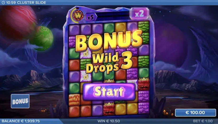 Cluster Slide slot screenshot 4