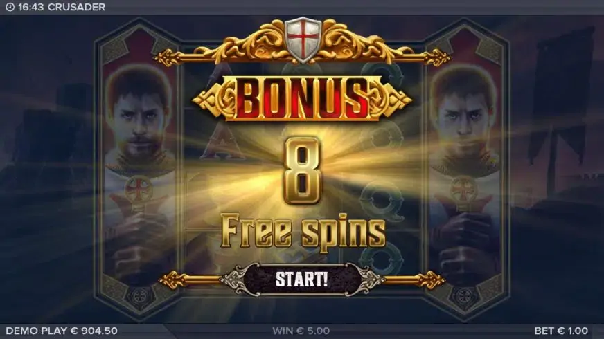 Crusader slot screenshot 4