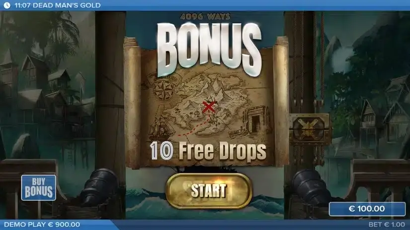 Dead Man’s Gold slot screenshot 2