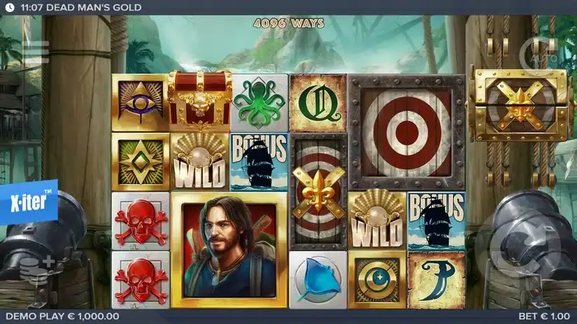 Dead Man’s Gold slot screenshot 