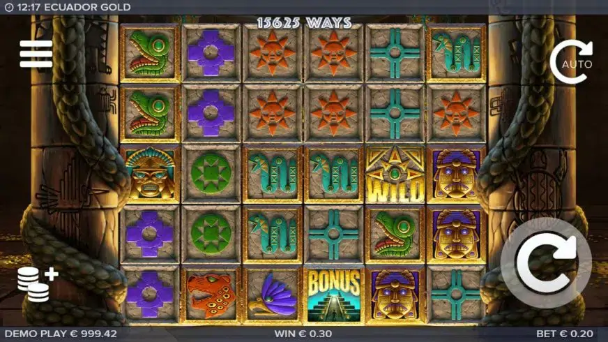 Ecuador Gold slot screenshot 2