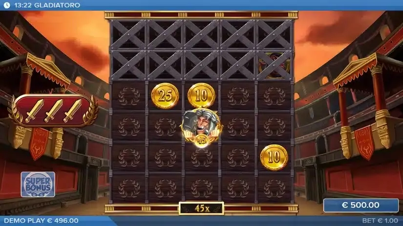 Gladiatoro slot screenshot 5