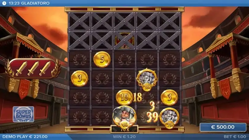 Gladiatoro slot screenshot 7
