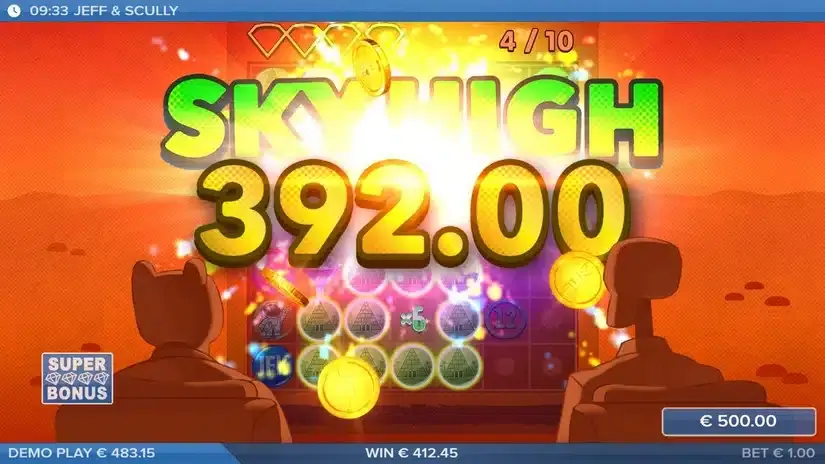 Jeff & Scully slot screenshot 