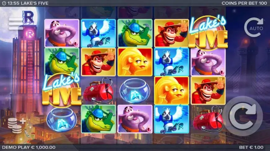 Lake’s Five slot screenshot 1