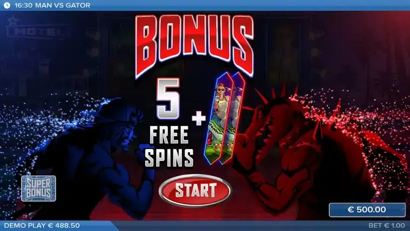 Man vs Gator slot screenshot 4