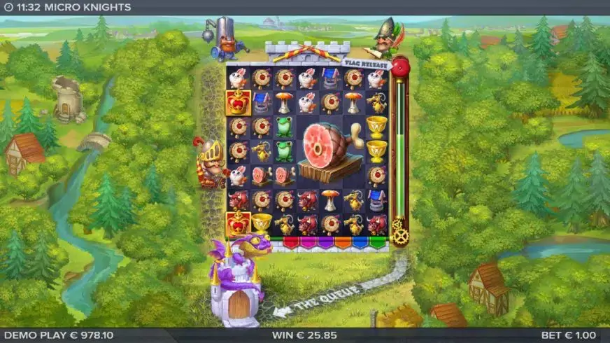 Micro Knights slot screenshot 5