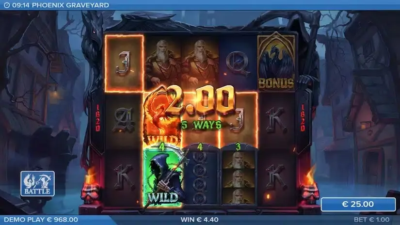 Phoenix Graveyard slot screenshot 4