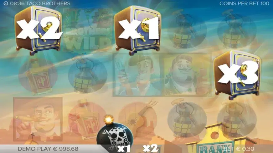 Taco Brothers slot screenshot 2