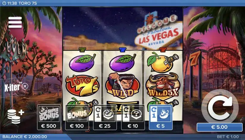 Toro 7s slot screenshot 6