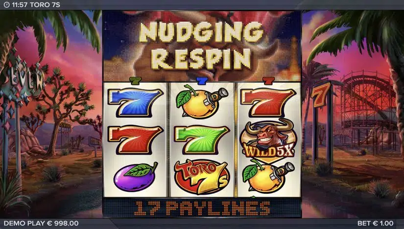 Toro 7s slot screenshot 3