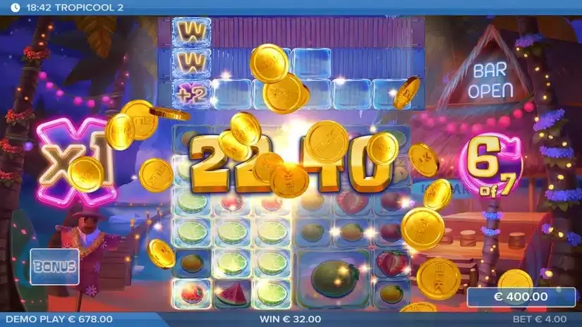 Tropicool 2 slot screenshot 6