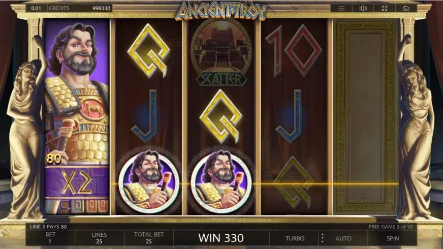 Ancient Troy slot screenshot 5