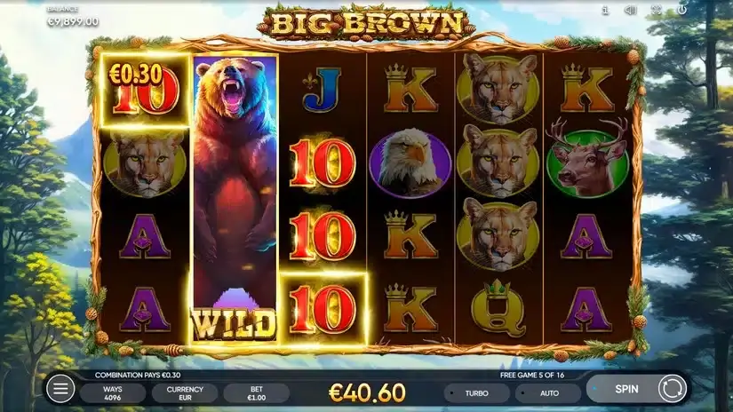 Big Brown slot screenshot 5