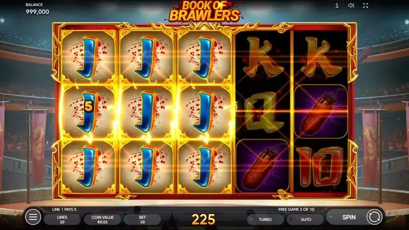 Book of Brawlers slot screenshot 