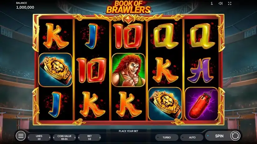 Book of Brawlers slot screenshot 