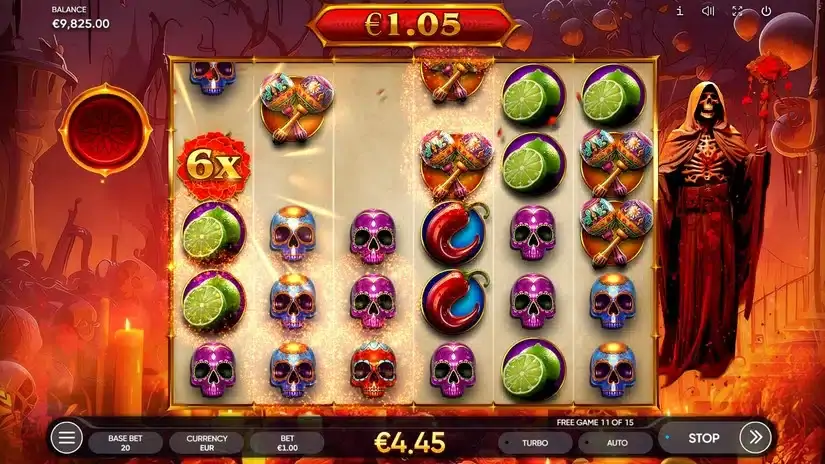 Dia de Los Muertos 2 slot screenshot 4