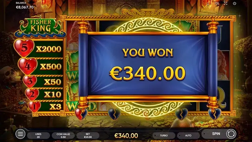 Fisher King slot screenshot 