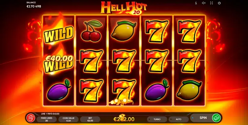 Hell Hot 20 slot screenshot 3
