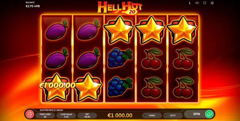 Hell Hot 20 slot screenshot 4