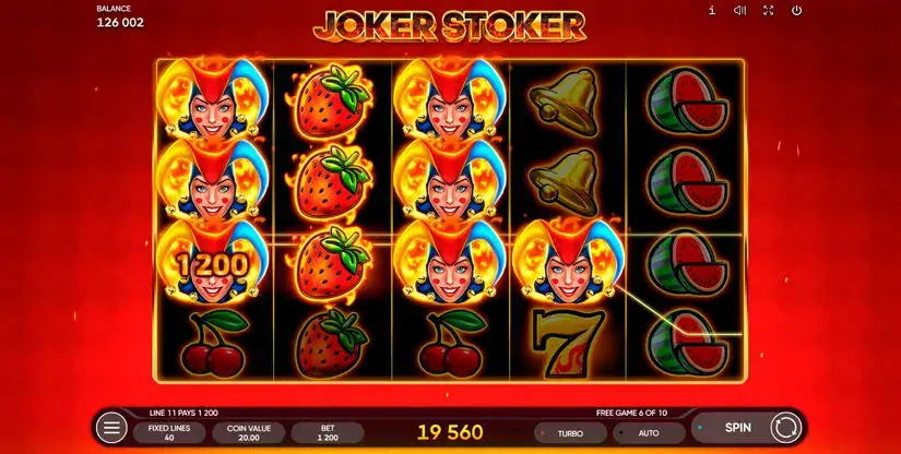 Joker Stoker slot screenshot 1