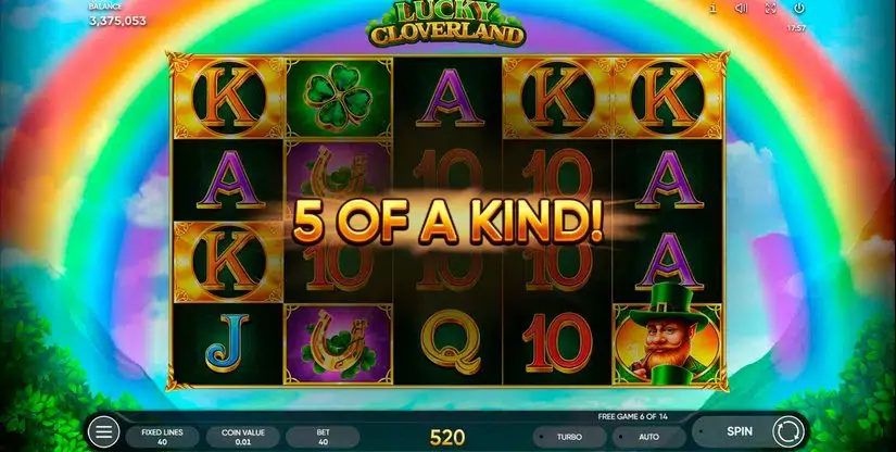 Lucky Cloverland slot screenshot 5