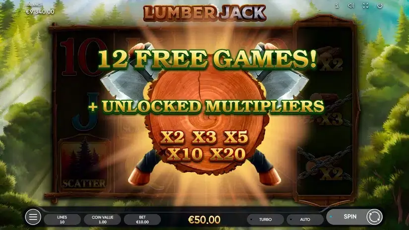 Lumber Jack slot screenshot 4