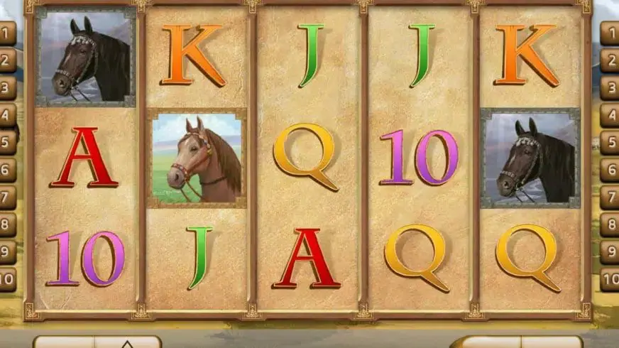 Mongol Treasures slot screenshot 
