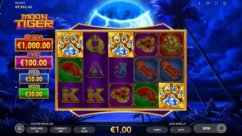 Moon Tiger slot screenshot 4