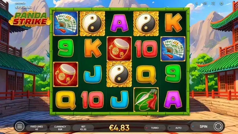 Panda Strike slot screenshot 2