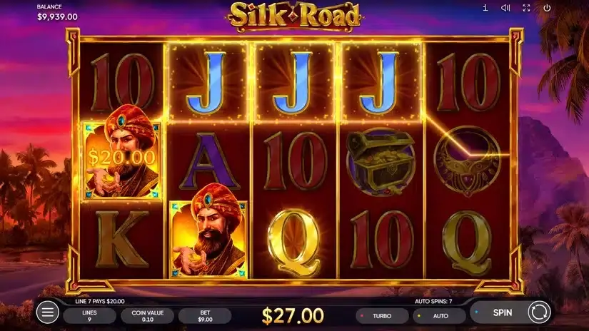 Silk Road slot screenshot 2