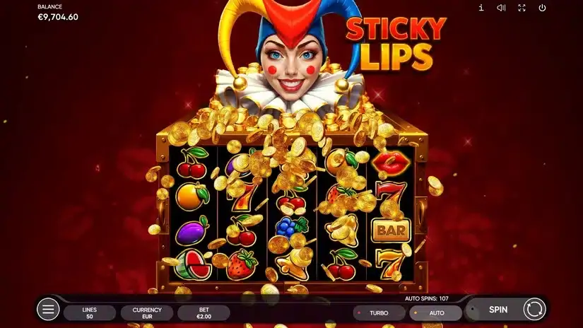 Sticky Lips slot screenshot 4