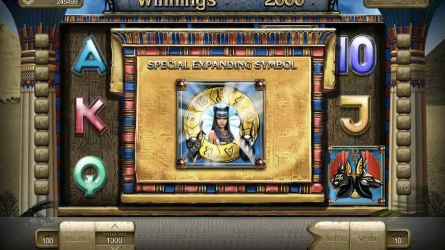 Temple Cats slot screenshot 3